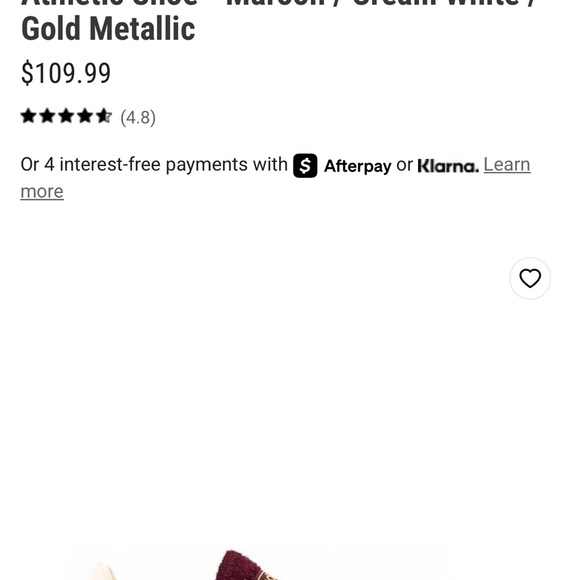 Adidas Spezial Maroon and Cream Sneakers - Picture 6 of 6